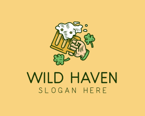 St. Patrick's Day Irish Beer  logo design