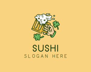 St. Patrick's Day Irish Beer  logo design