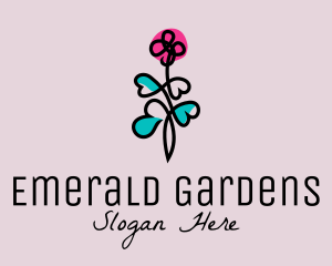 Flower Plant Garden logo design