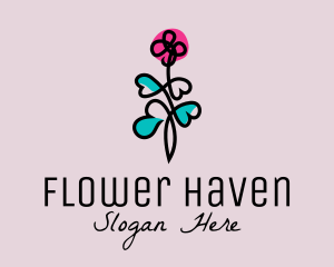 Flower Plant Garden logo design