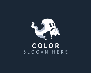 Halloween Spirit Ghost Logo