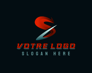  Swoosh Esports Gaming Letter S Logo