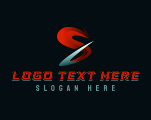  Swoosh Esports Gaming Letter S logo design