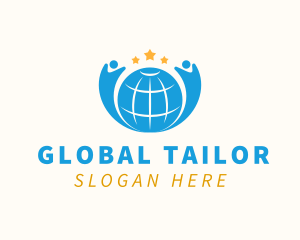 Global Union People logo design