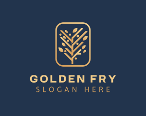 Golden Tree Gardening logo design