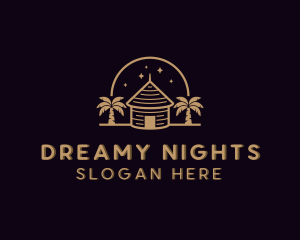 Forest Night Cabin logo design