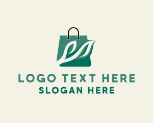 Shopping - Eco Shopping Bag logo design