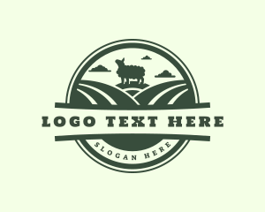 Grass - Sheep Herding Ranch logo design