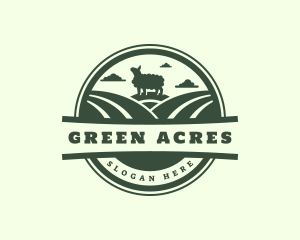 Sheep Herding Ranch logo design