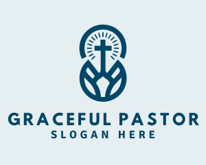 Pastor - Blue Cross Pastor logo design