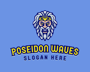 Poseidon - Gaming Esports King logo design