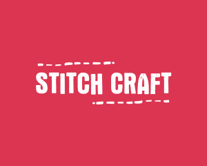 Stitch - Grunge Stitches Daycare logo design