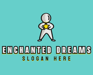 Fantasy - Star Human Person logo design