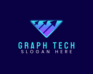 Graph - Arrow Graph Statistics logo design