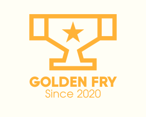 Golden Championship Trophy logo design