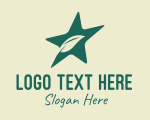 Farm - Eco Leaf Star logo design