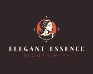 Lady Woman Cosmetics logo design