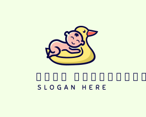 Mascot - Rubber Duck Baby logo design