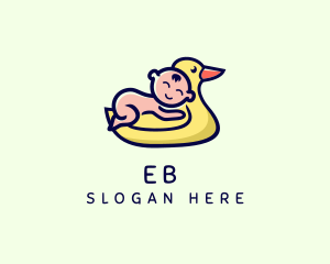 Nursery - Rubber Duck Baby logo design
