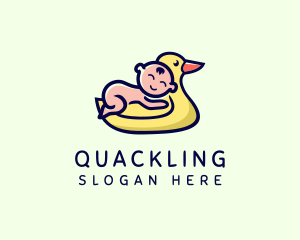 Rubber Duck Baby logo design