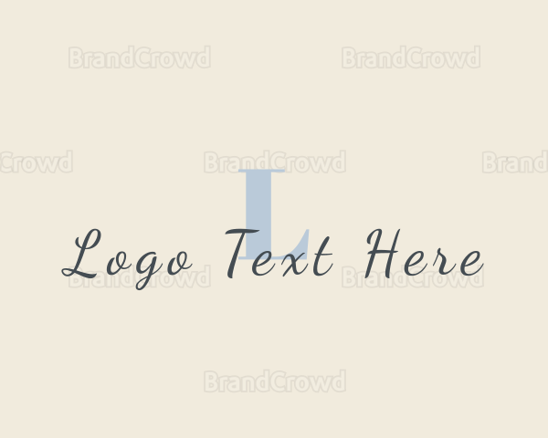 Elegant Feminine Brand Logo