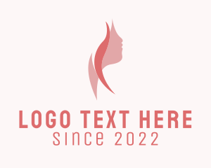 Hair Loss - Dermatology Female Cosmetic logo design