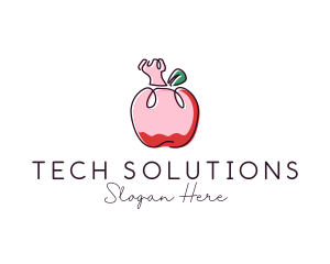 Dress Rental - Fashion Apple Apparel logo design