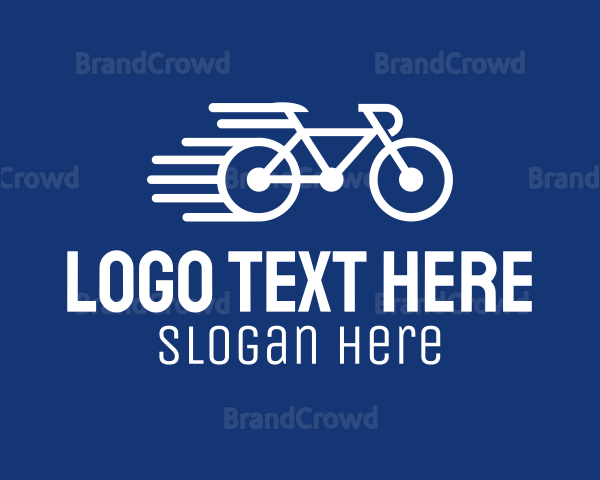 Simple Fast Bicycle Bike Logo