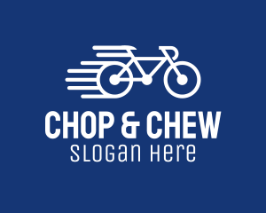 Simple Fast Bicycle Bike Logo
