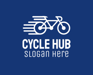 Bike - Simple Fast Bicycle Bike logo design