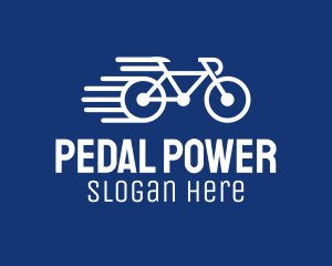 Simple Fast Bicycle Bike logo design