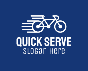 Fast - Simple Fast Bicycle Bike logo design