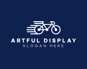 Simple Fast Bicycle Bike logo design