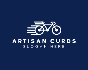 Simple Fast Bicycle Bike logo design