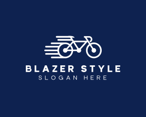 Simple Fast Bicycle Bike logo design