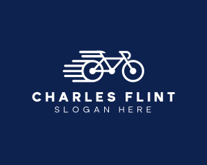 Simple Fast Bicycle Bike logo design