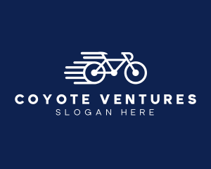 Simple Fast Bicycle Bike logo design