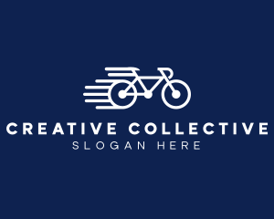 Simple Fast Bicycle Bike logo design