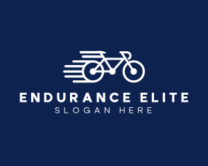 Simple Fast Bicycle Bike logo design