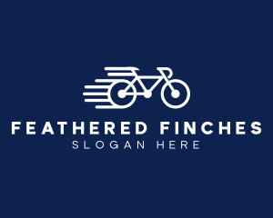 Simple Fast Bicycle Bike logo design