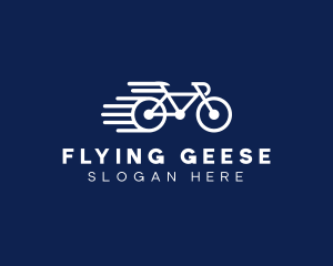 Simple Fast Bicycle Bike logo design