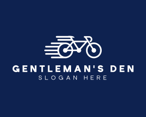 Simple Fast Bicycle Bike logo design