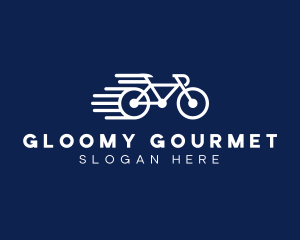 Simple Fast Bicycle Bike logo design