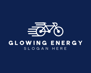 Simple Fast Bicycle Bike logo design