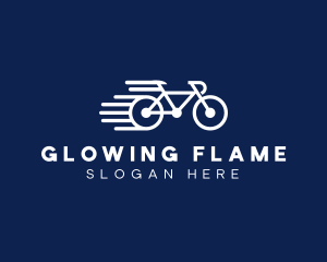 Simple Fast Bicycle Bike logo design