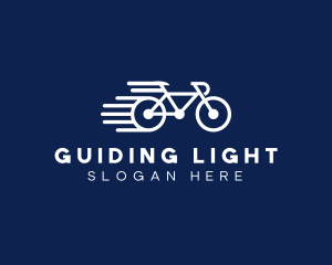 Simple Fast Bicycle Bike logo design