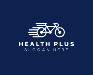 Simple Fast Bicycle Bike logo design