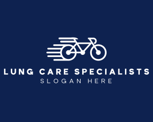 Simple Fast Bicycle Bike logo design