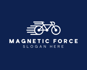 Simple Fast Bicycle Bike logo design