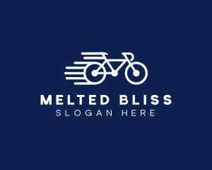 Simple Fast Bicycle Bike logo design